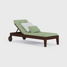 Outdoor Wood Chaise Lounge Set