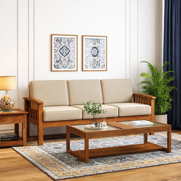 Modern Wooden Frame Sofa