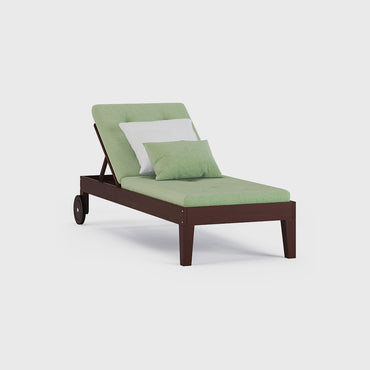 Outdoor Wood Chaise Lounge Set