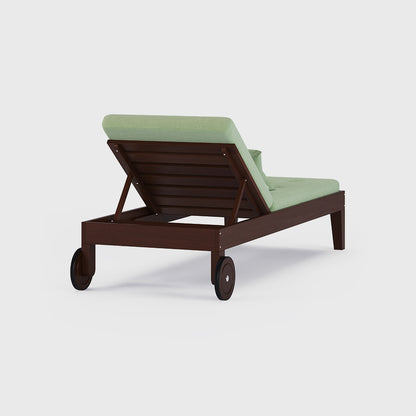 Outdoor Wood Chaise Lounge Set