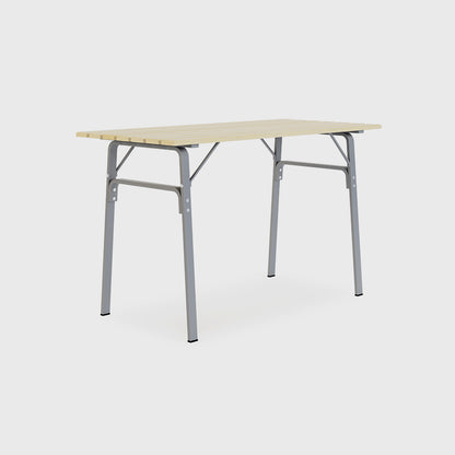 Folding Bamboo Adj Table 25In