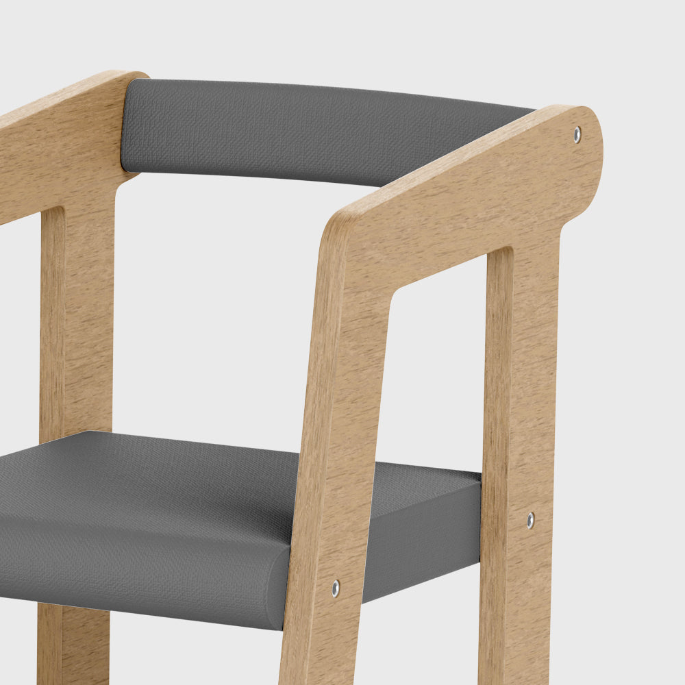 Wooden High Chair for Toddlers