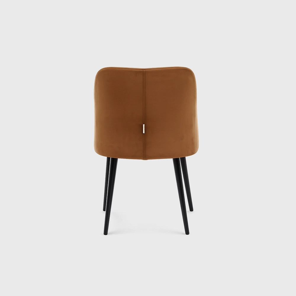 Modern Brown Leather Armchair