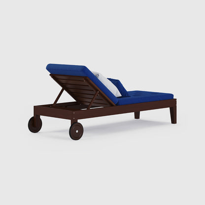 Outdoor Wood Chaise Lounge Set